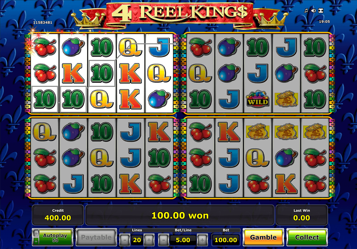 reel kings novomatic gokkast