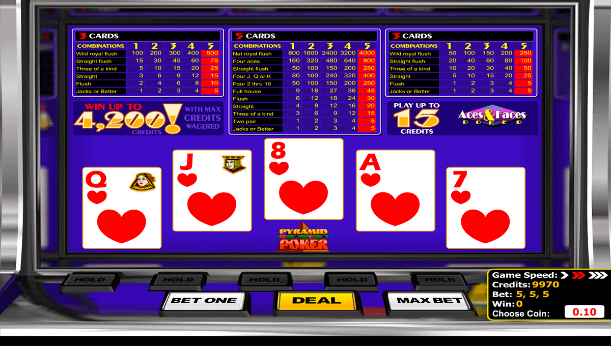 aces faces poker betsoft