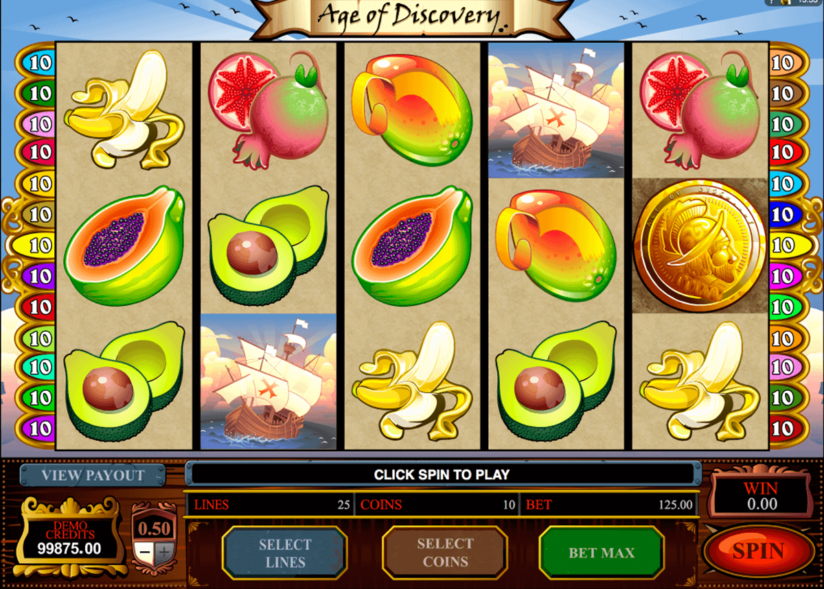 age of discovery microgaming gokkast