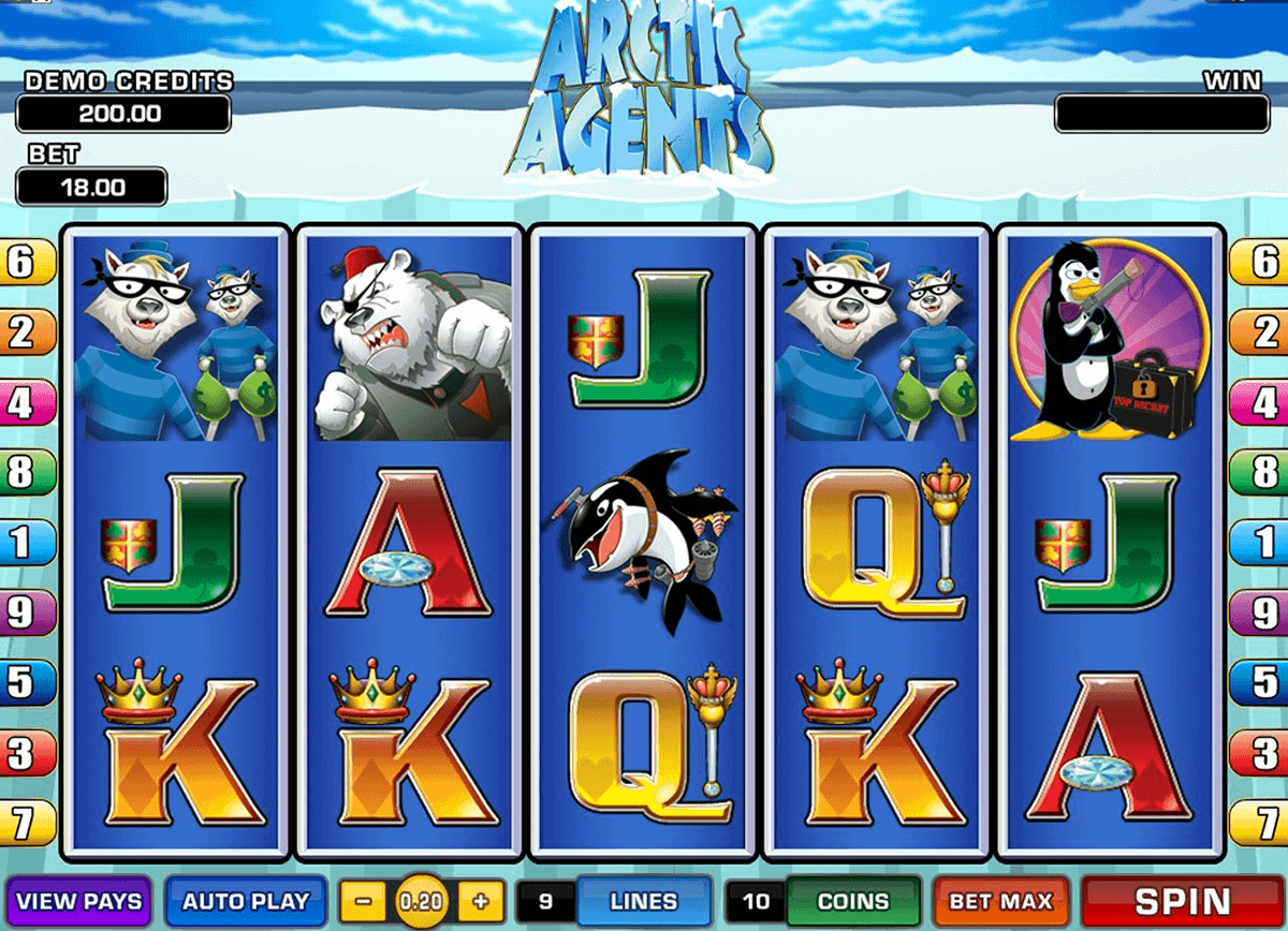 arctic agents microgaming gokkast