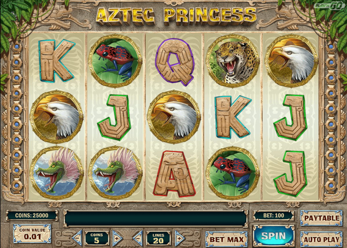 aztec princess playn go gokkast