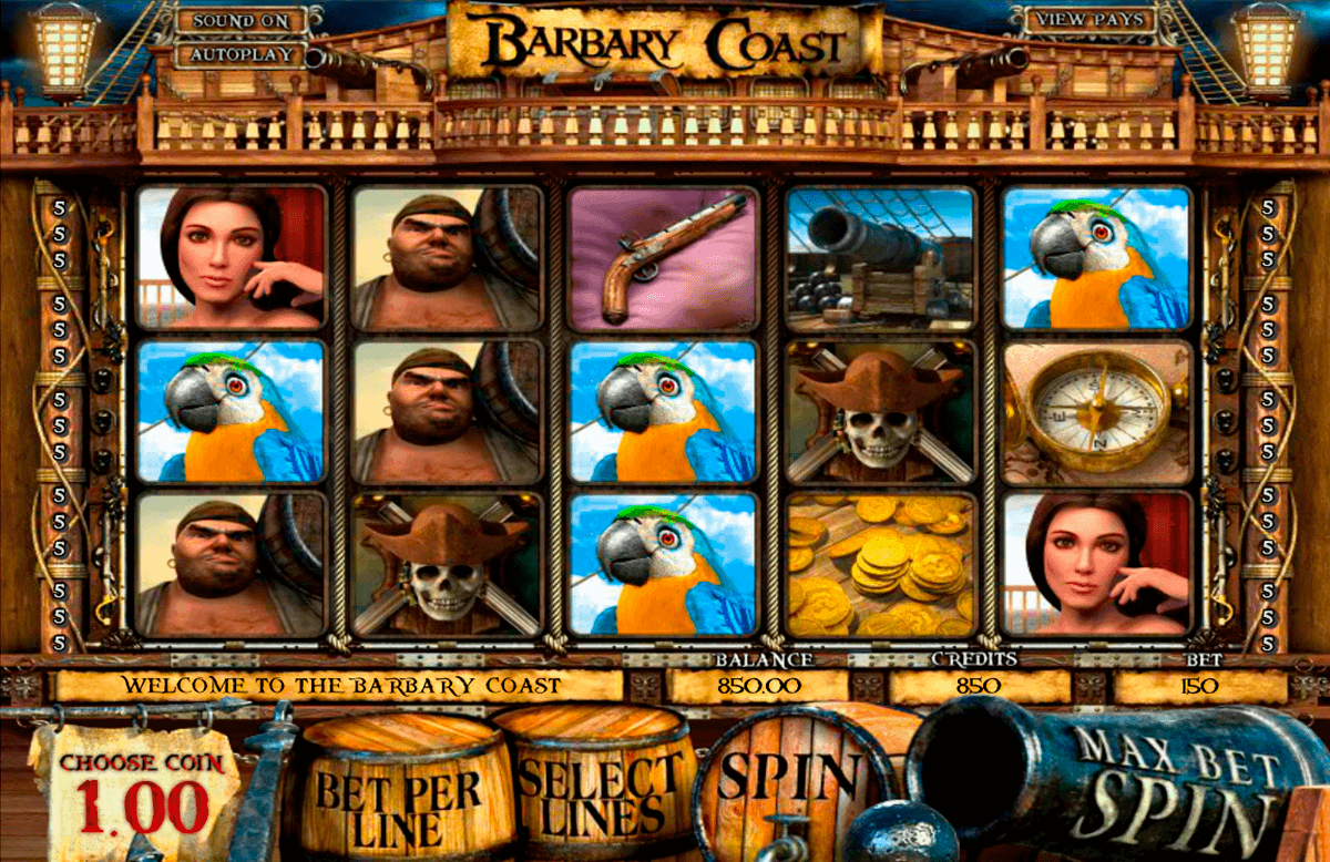 barbary coast betsoft gokkasten