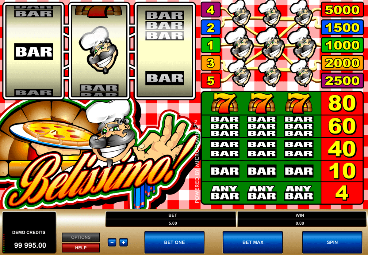 belissimo microgaming gokkast
