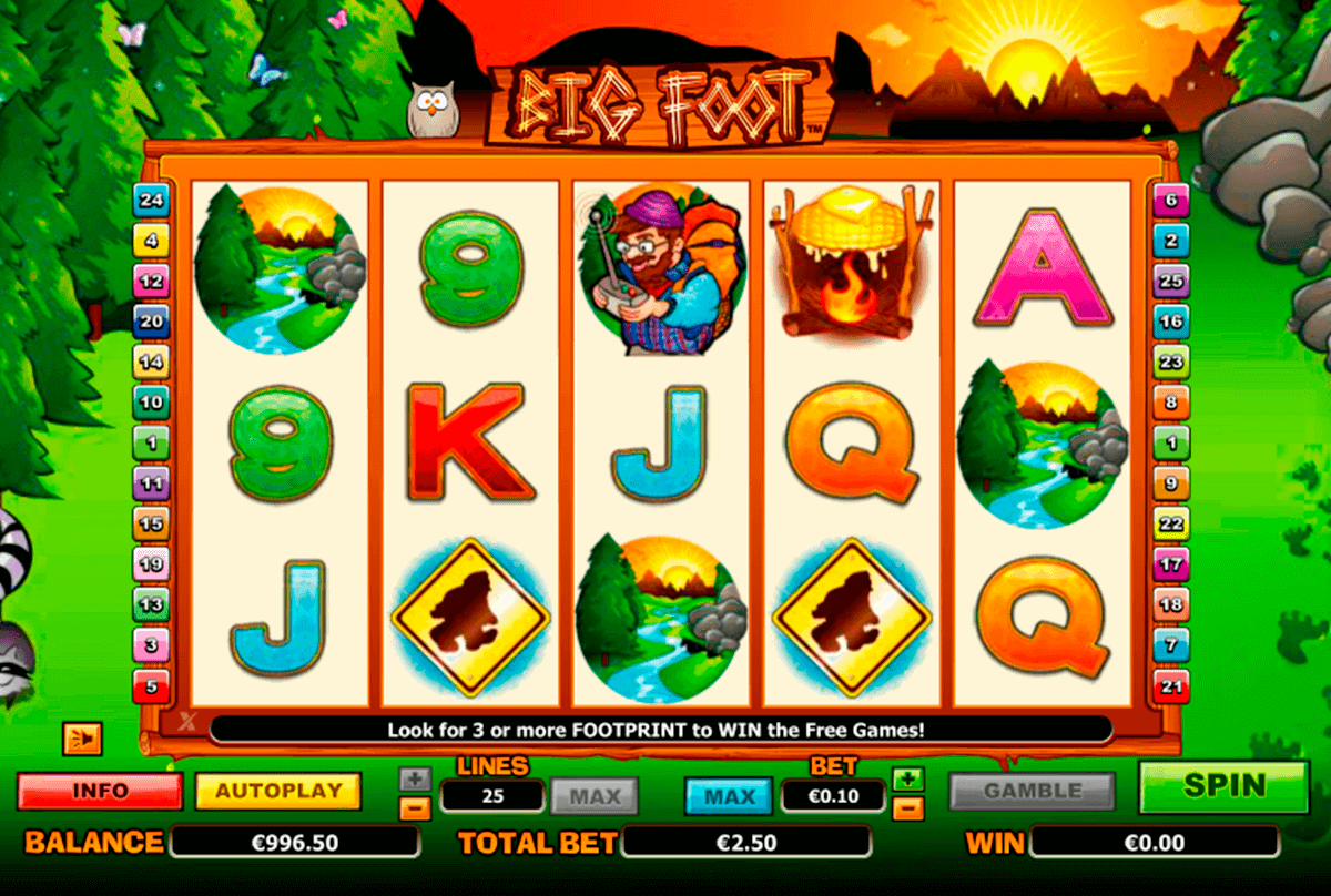 big foot netgen gaming gokkast