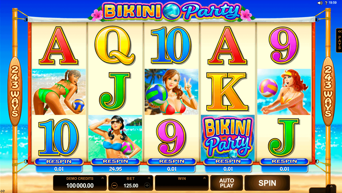 bikini party microgaming gokkast