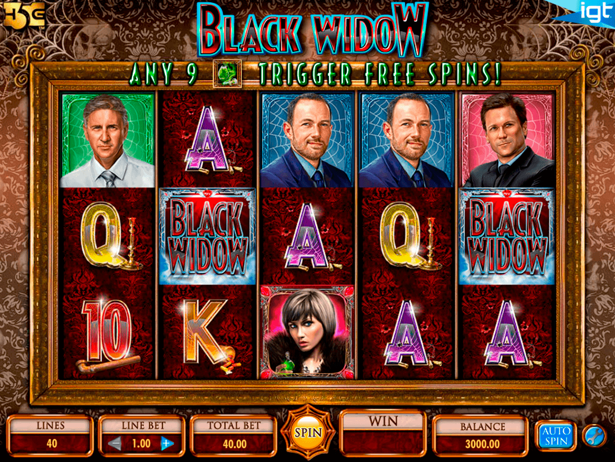 black widow igt gokkast