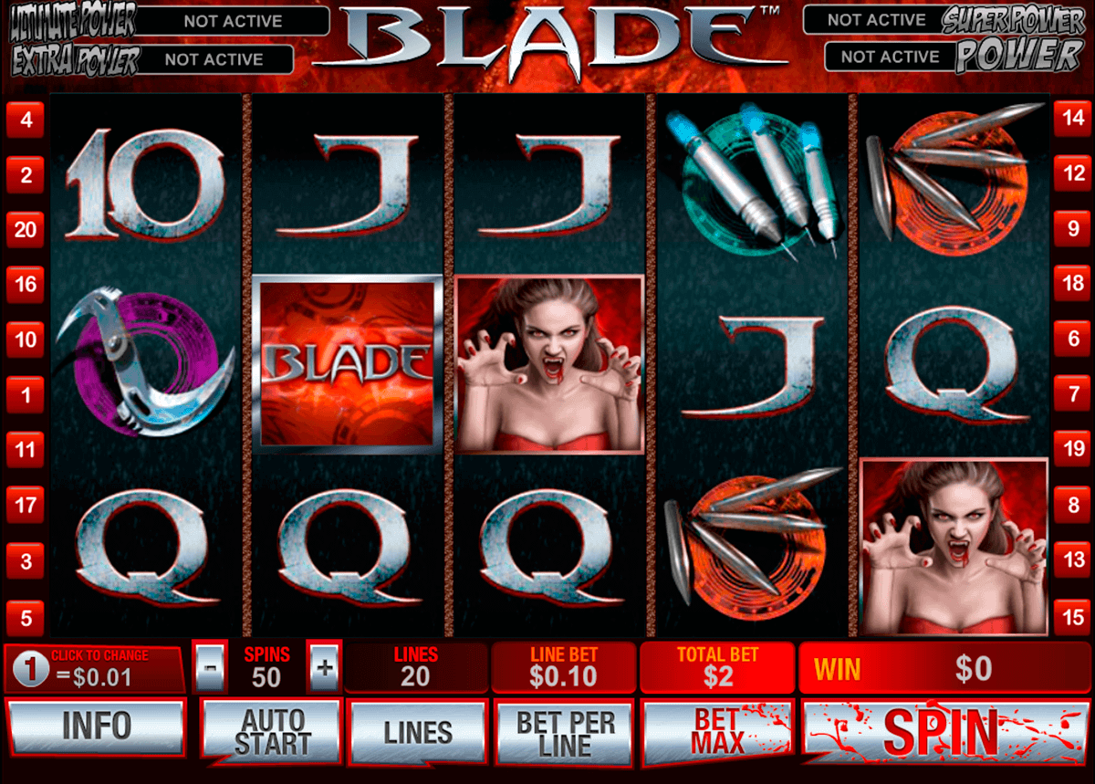 blade playtech gokkast