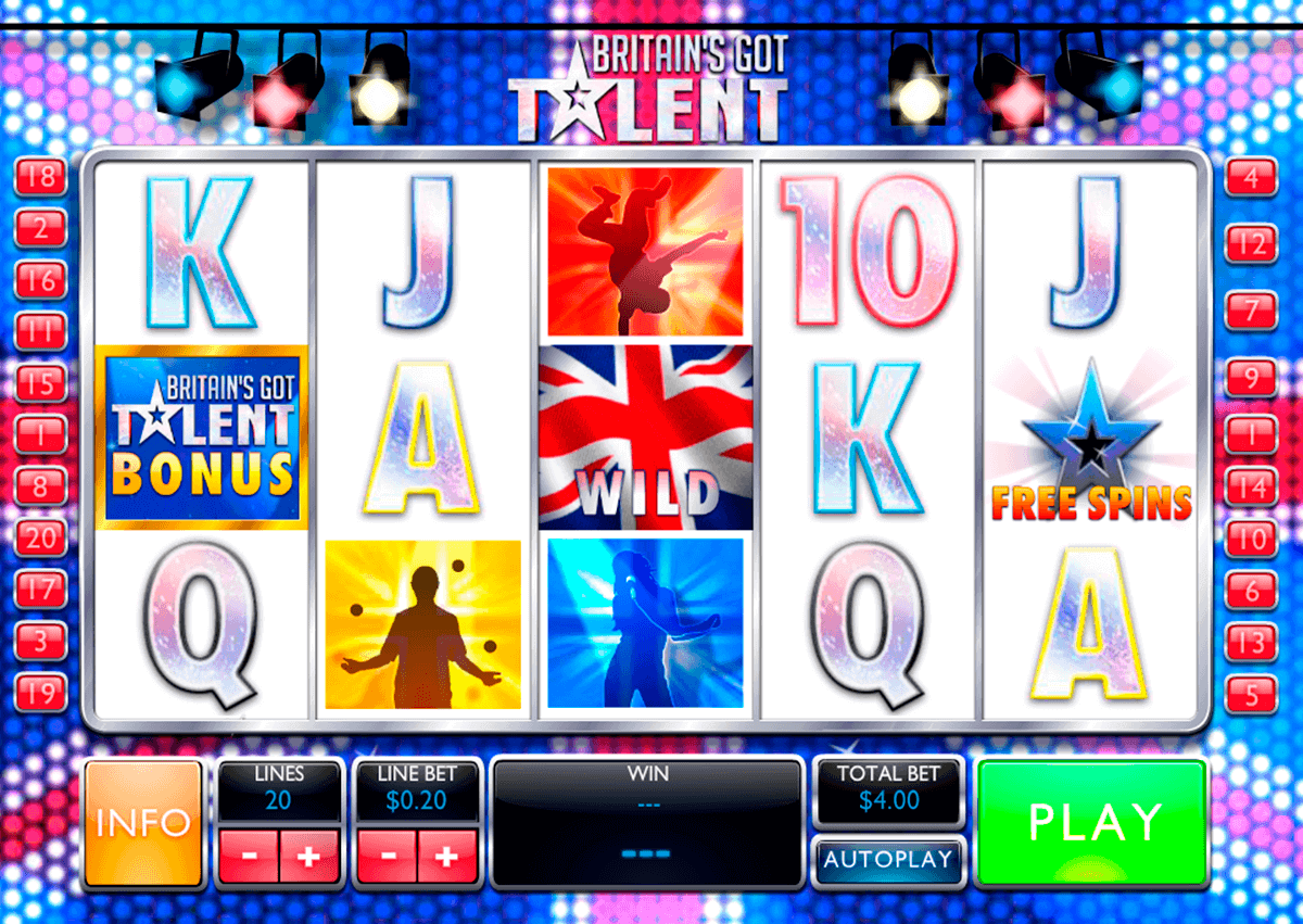britains got talent playtech gokkast