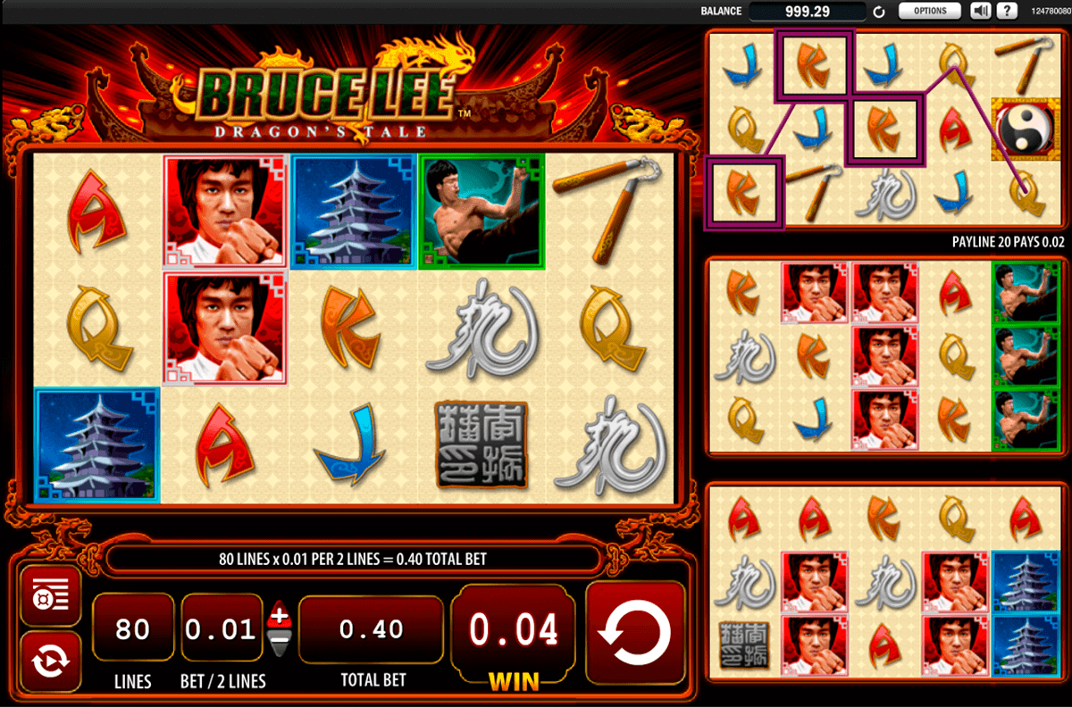 bruce lee dragons tale wms gokkast