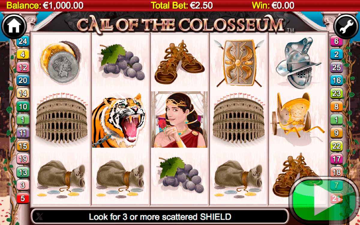 call of the colosseum netgen gaming gokkast