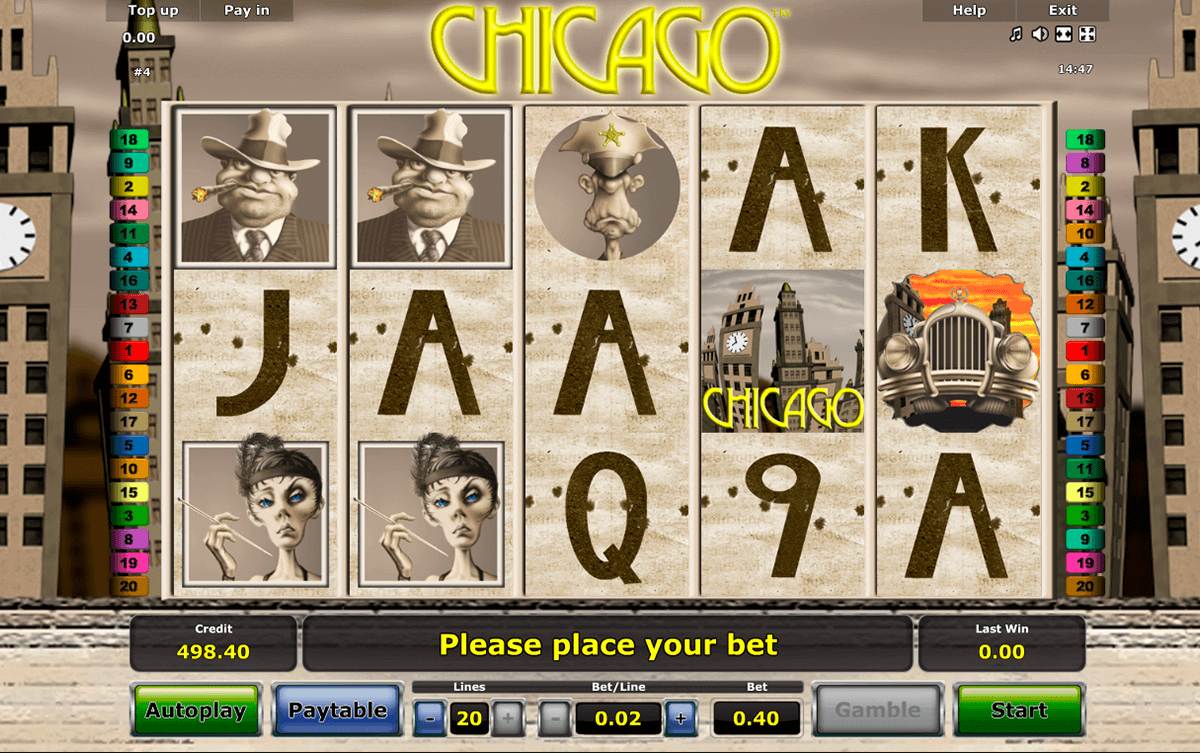chicago novomatic gokkast