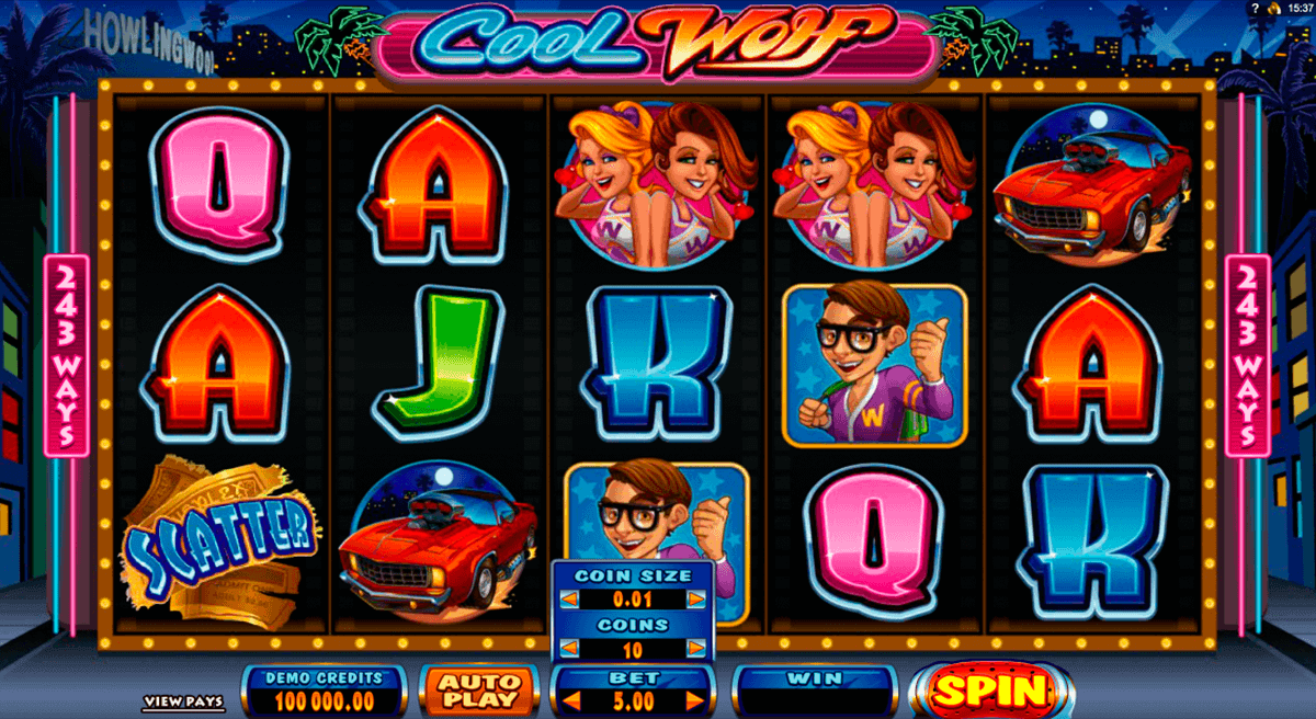cool wolf microgaming gokkast