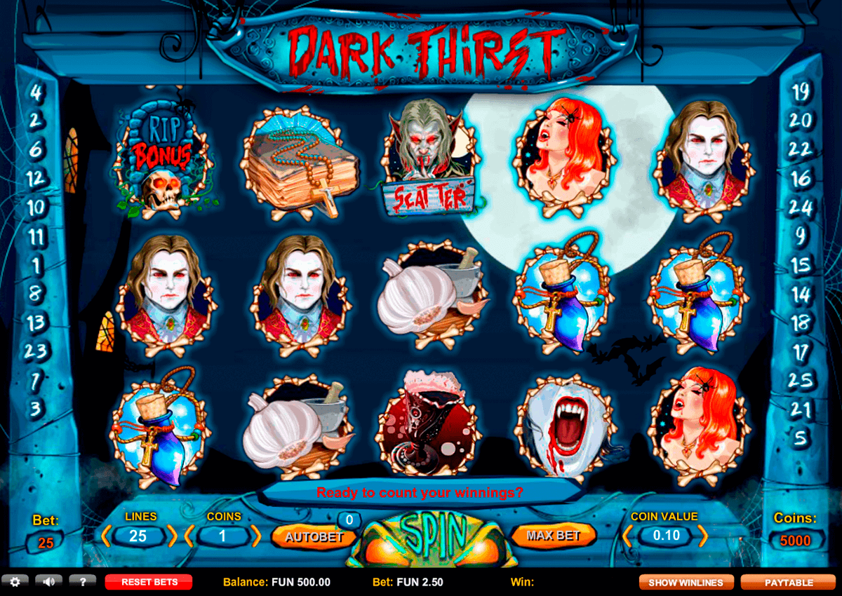 dark thirst gaming gokkast