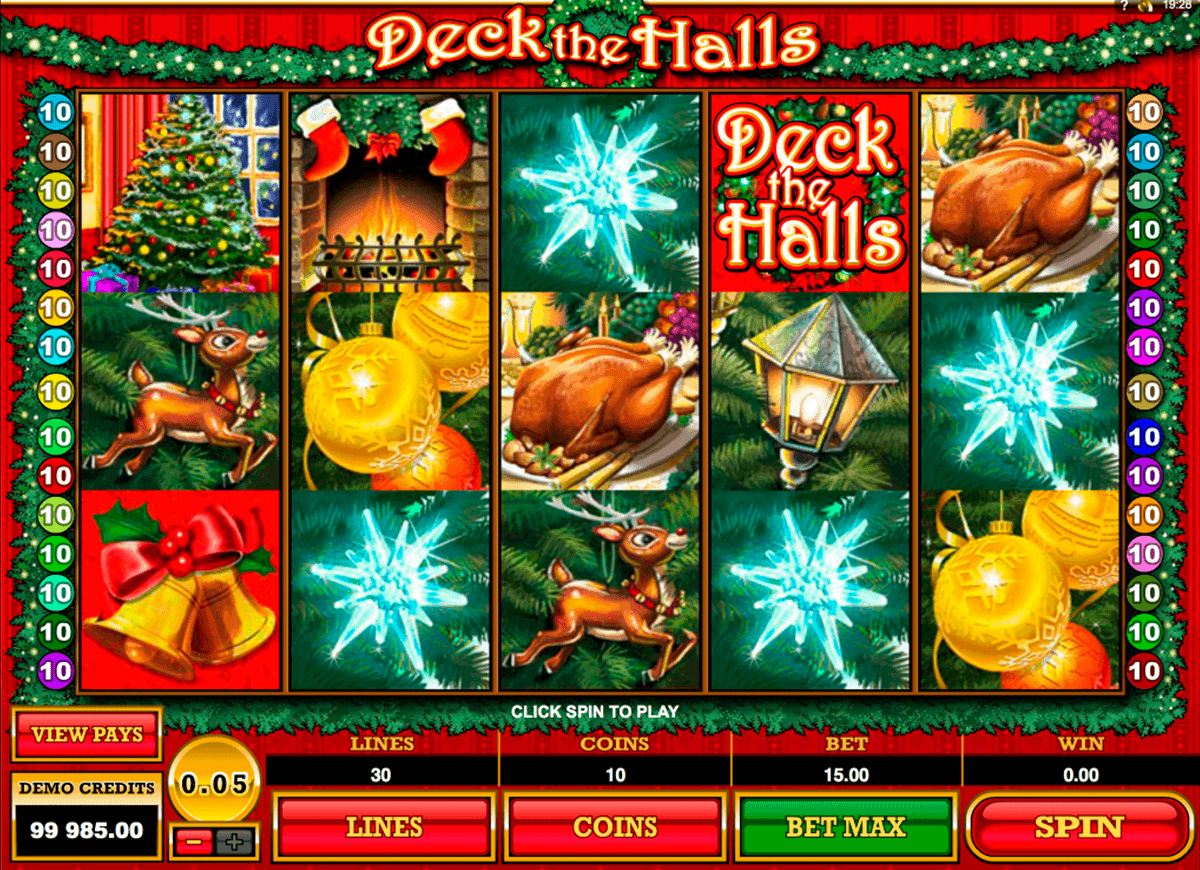deck the halls microgaming gokkast