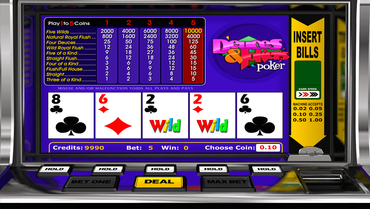 deuces jokers poker betsoft