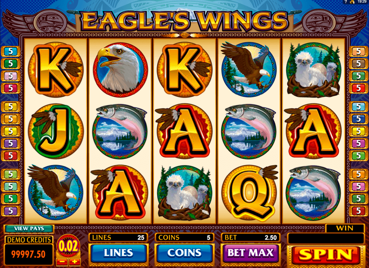 eagles wings microgaming gokkast