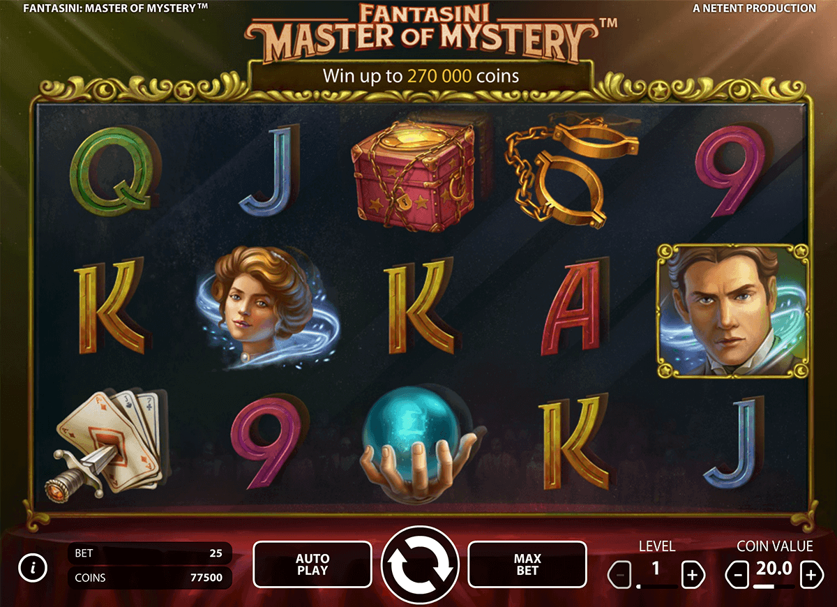 fantasini master of mystery netent gokkast