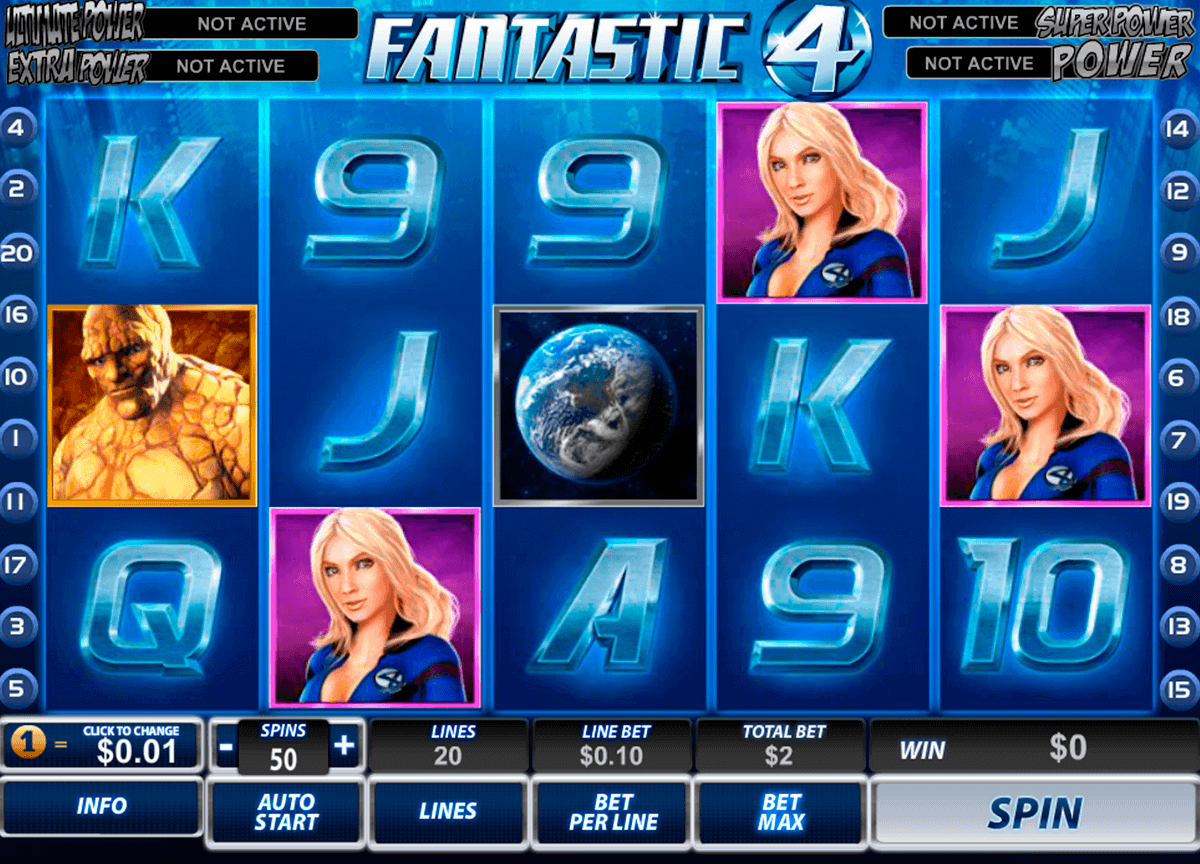fantastic four playtech gokkast