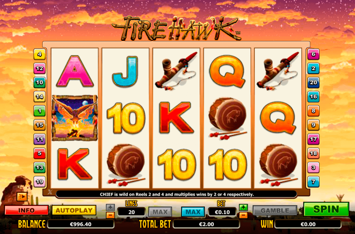 fire hawk netgen gaming gokkast