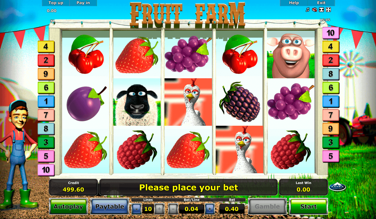 fruit farm novomatic gokkast