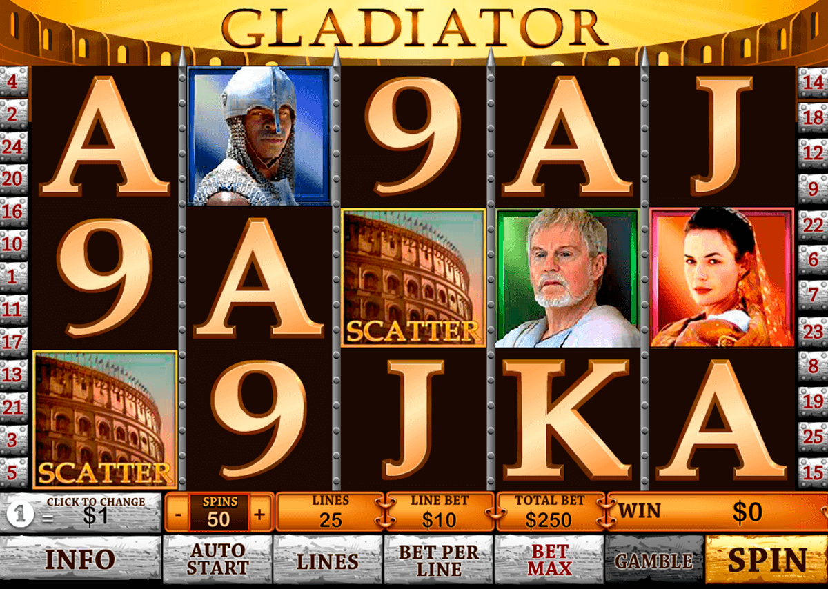 gladiator playtech gokkast
