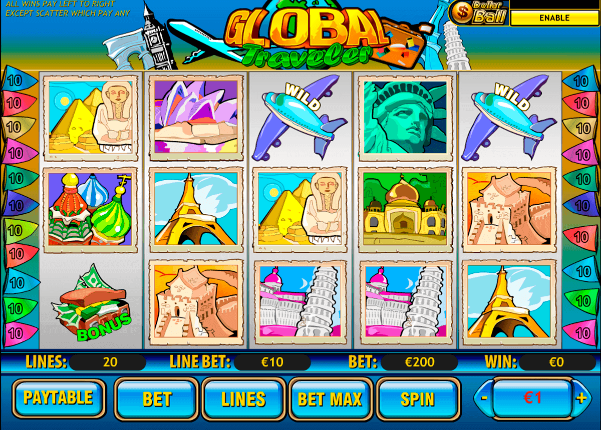 global traveler playtech gokkast