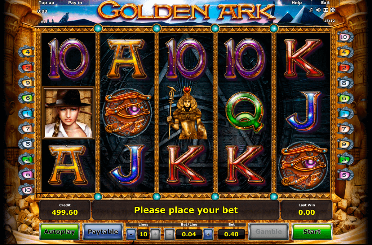 golden ark novomatic gokkast