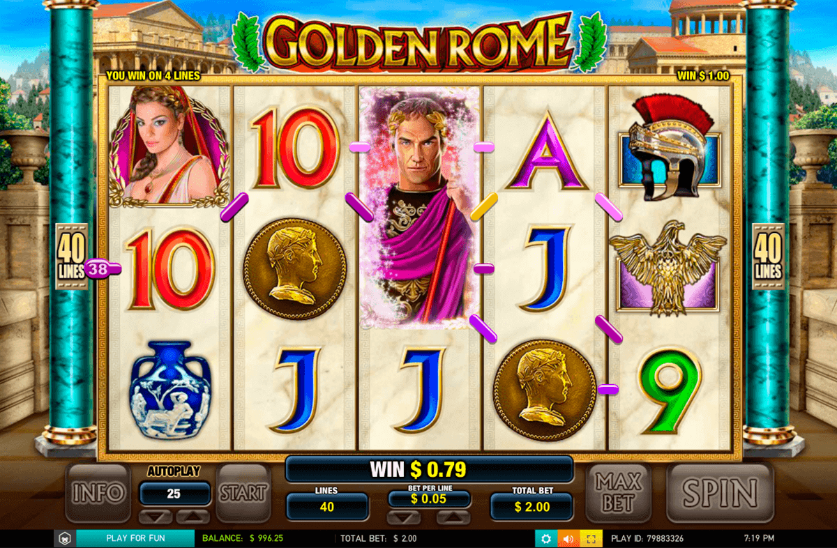 golden rome leander gokkast