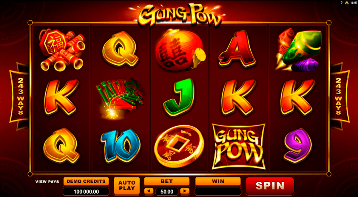 gung pow microgaming gokkast
