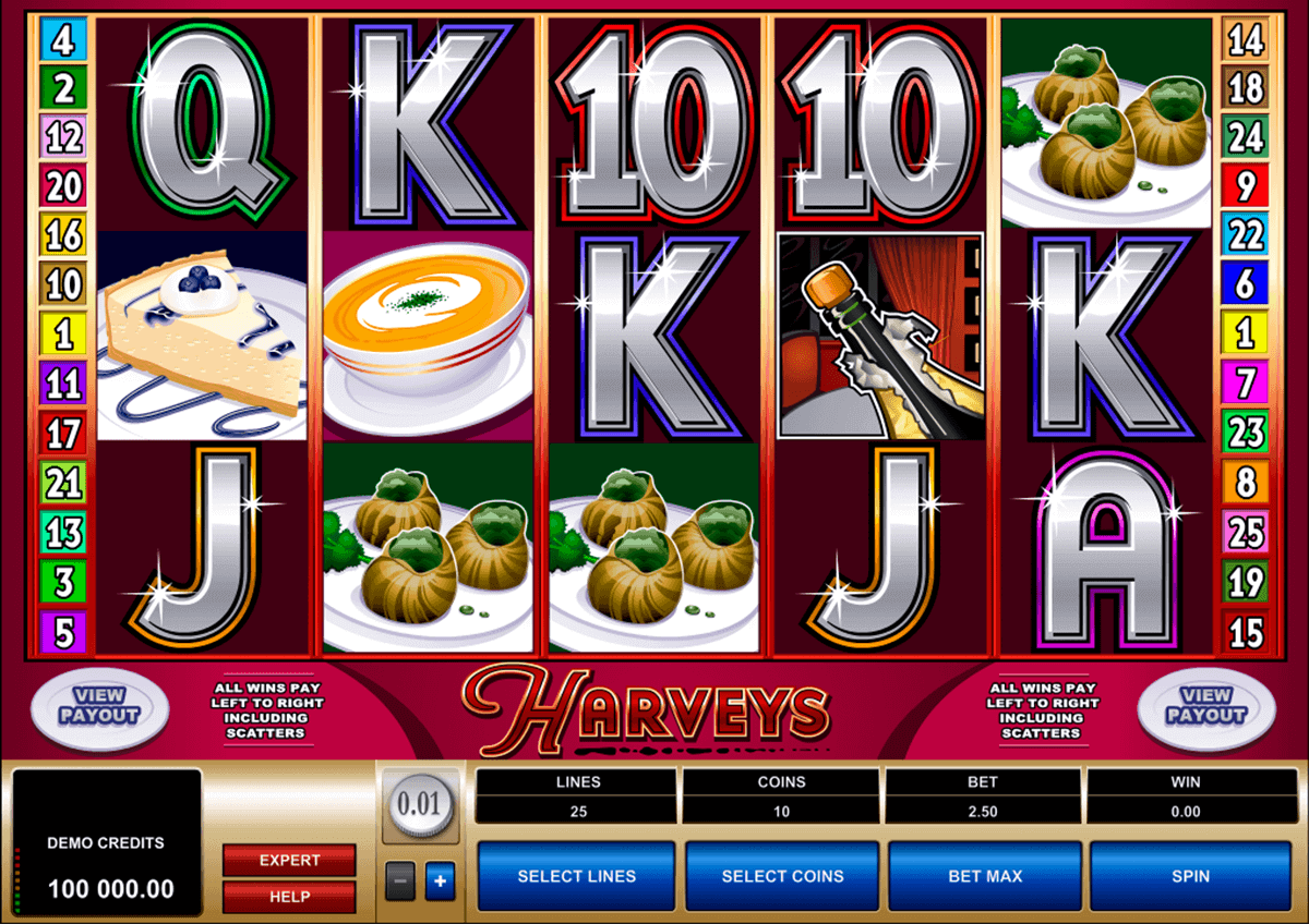 harveys microgaming gokkast