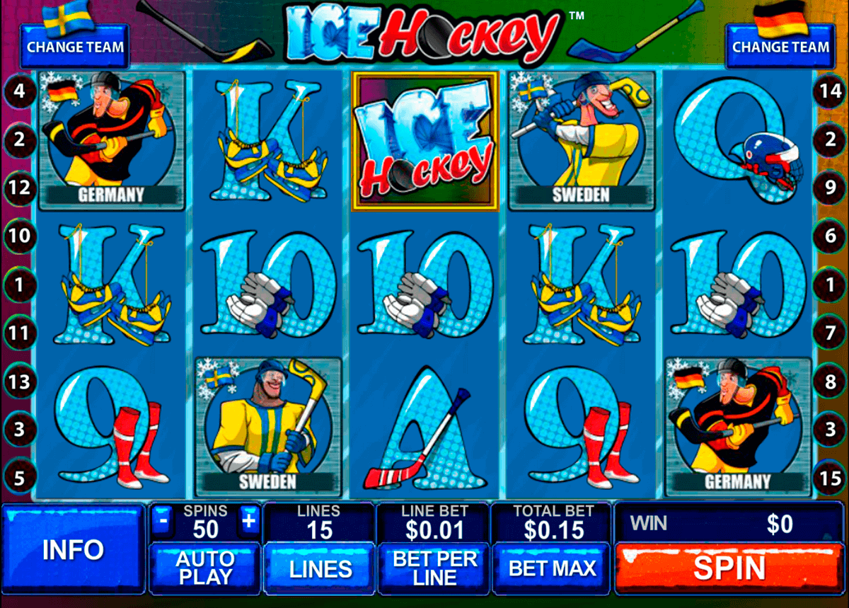 ice hockey playtech gokkast