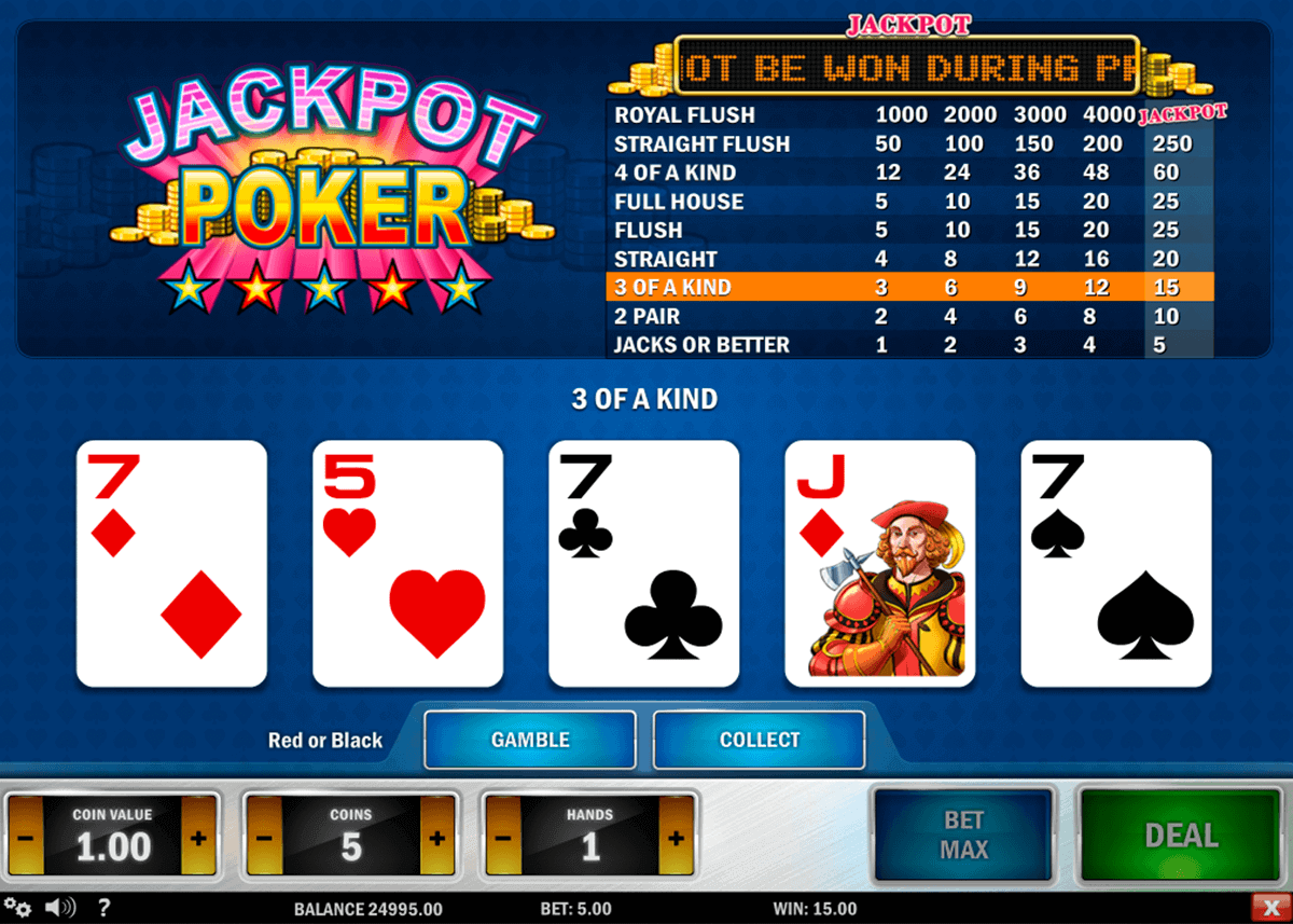 jackpot poker playn go