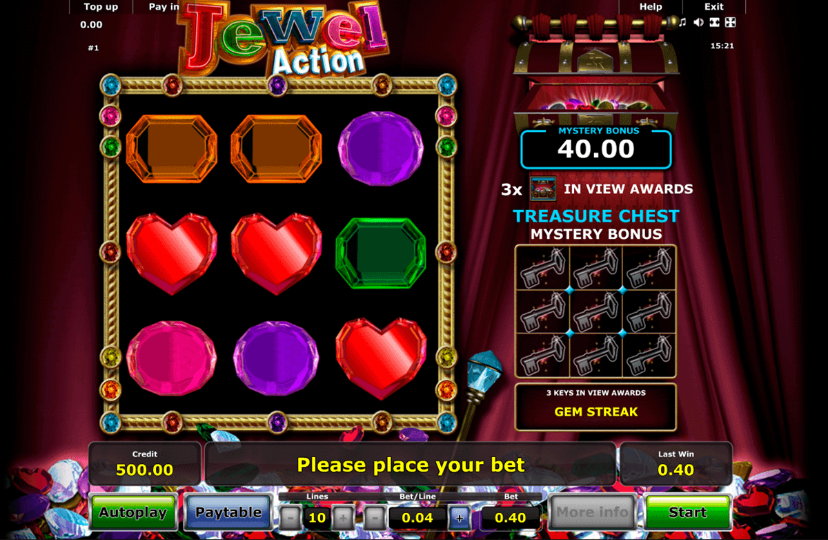 jewel action novomatic gokkast