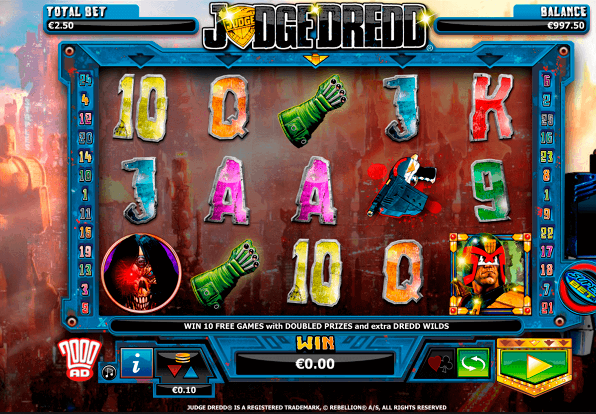 judge dredd netgen gaming gokkast