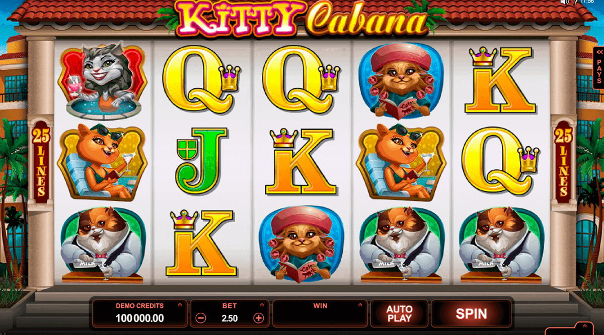 kitty cabana microgaming gokkast