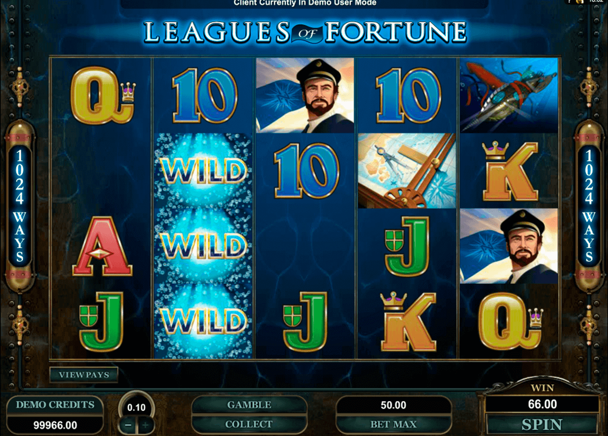 leagues of fortune microgaming gokkast