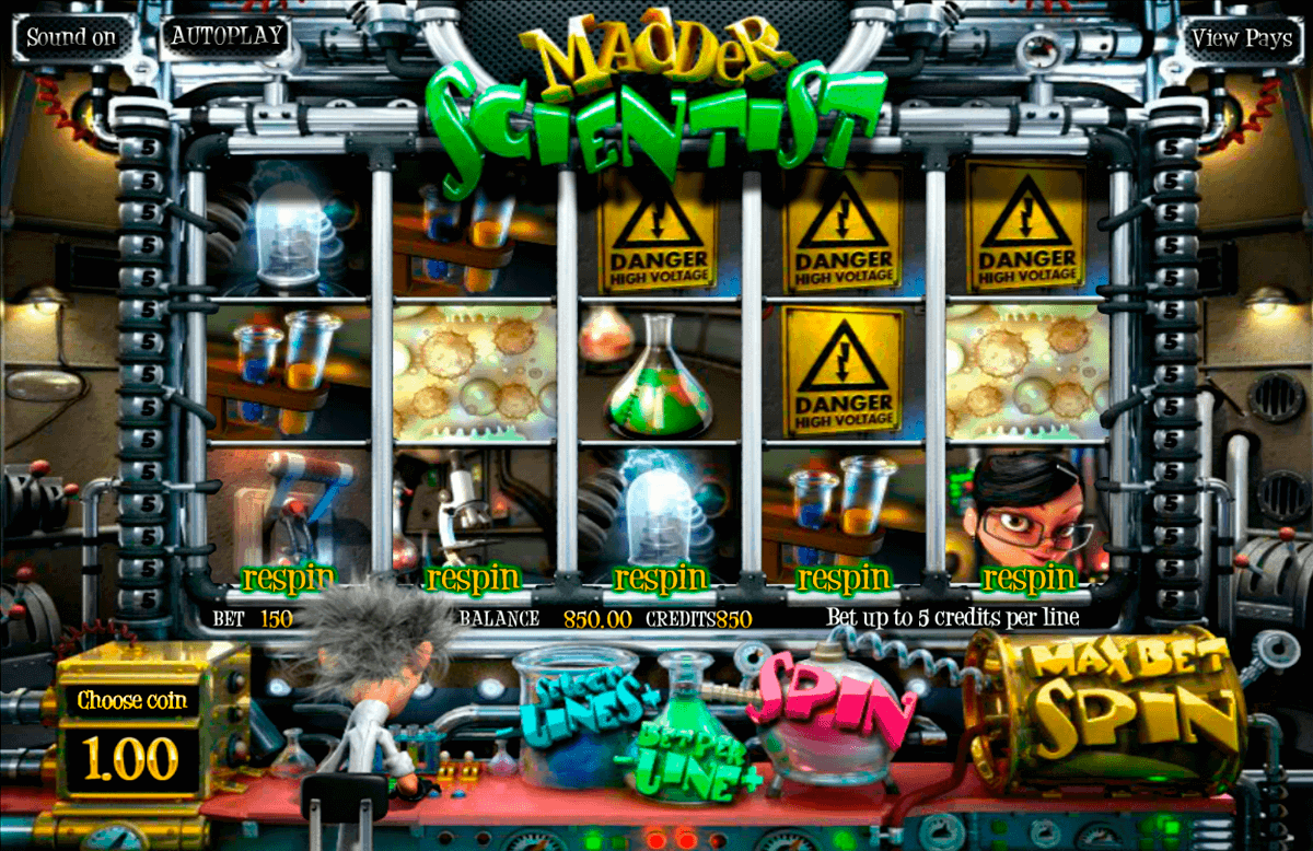 madder scientist betsoft gokkasten