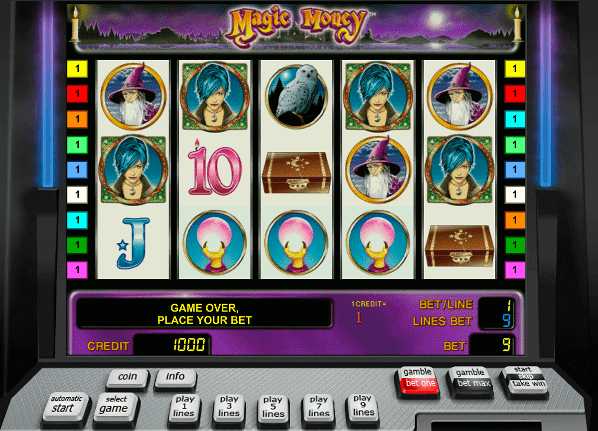 magic money novomatic gokkast