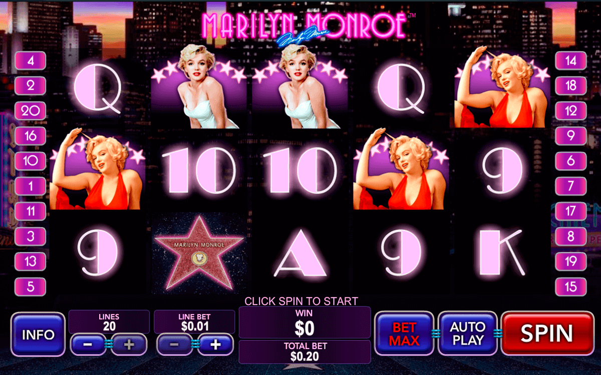 marilyn monroe playtech gokkast