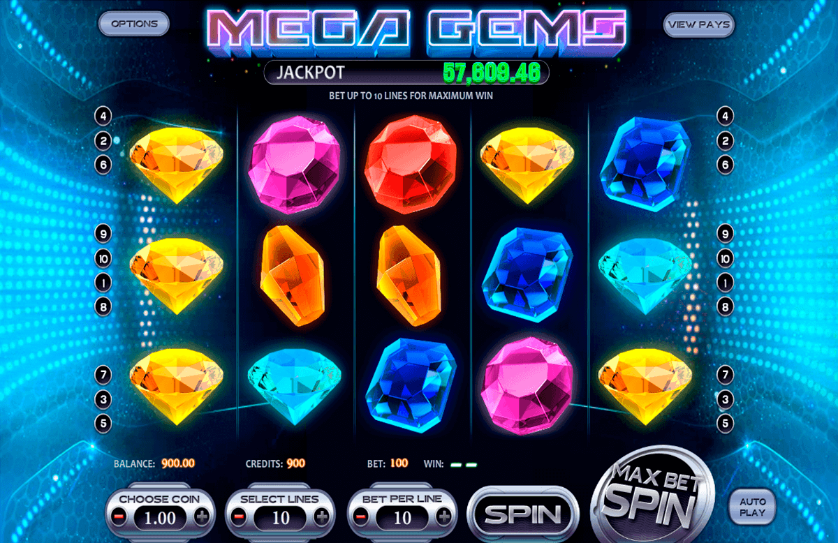 mega gems betsoft gokkasten