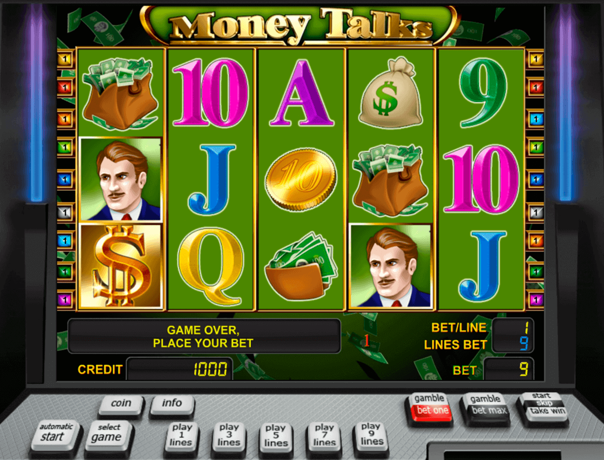 money talks novomatic gokkast