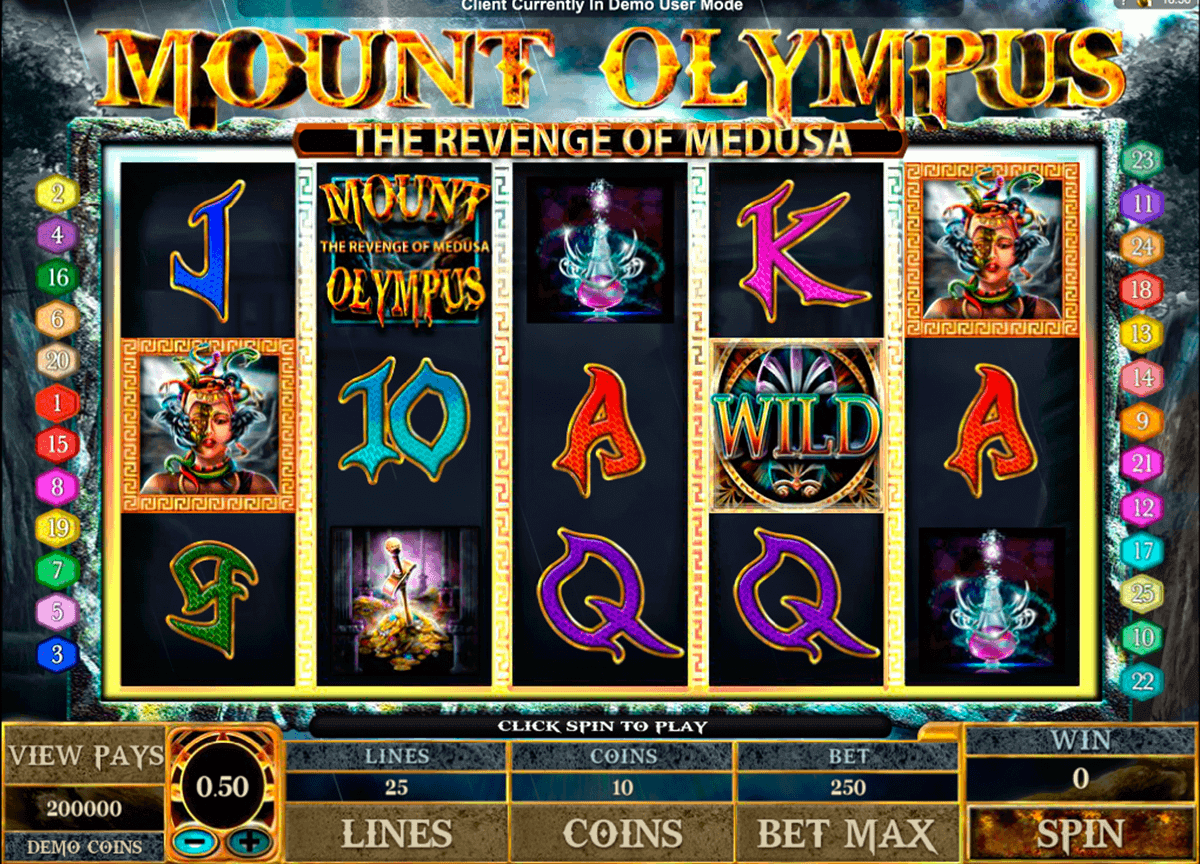 mount olympus microgaming gokkast