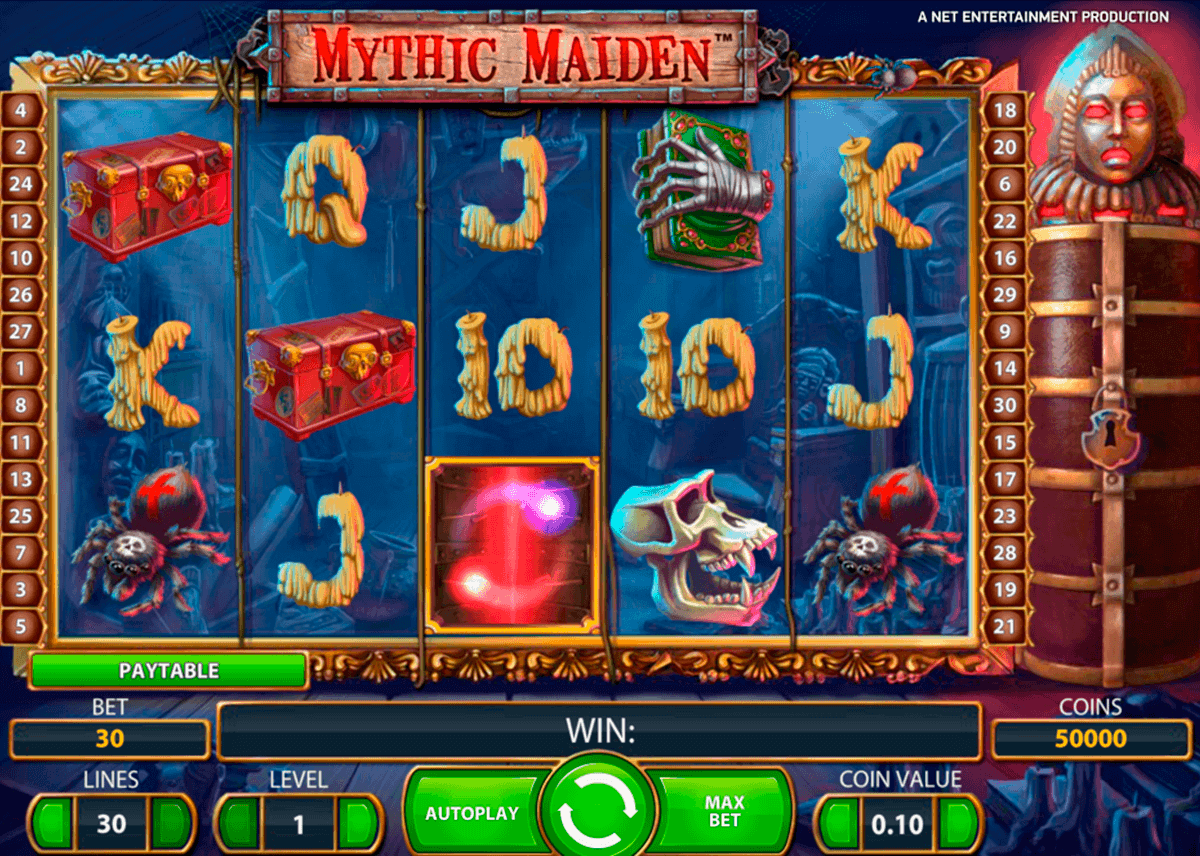 mythic maiden netent gokkasten