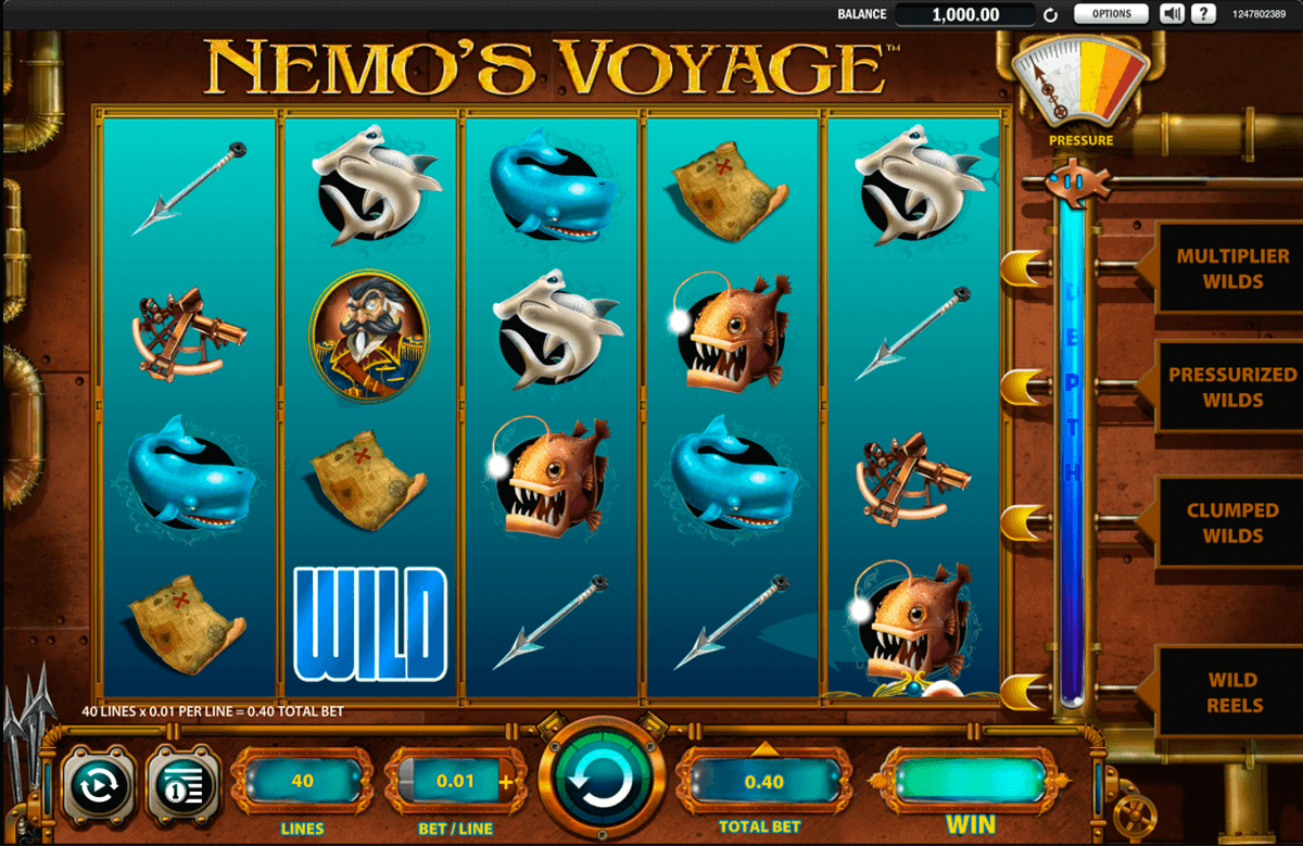 nemos voyage wms gokkast