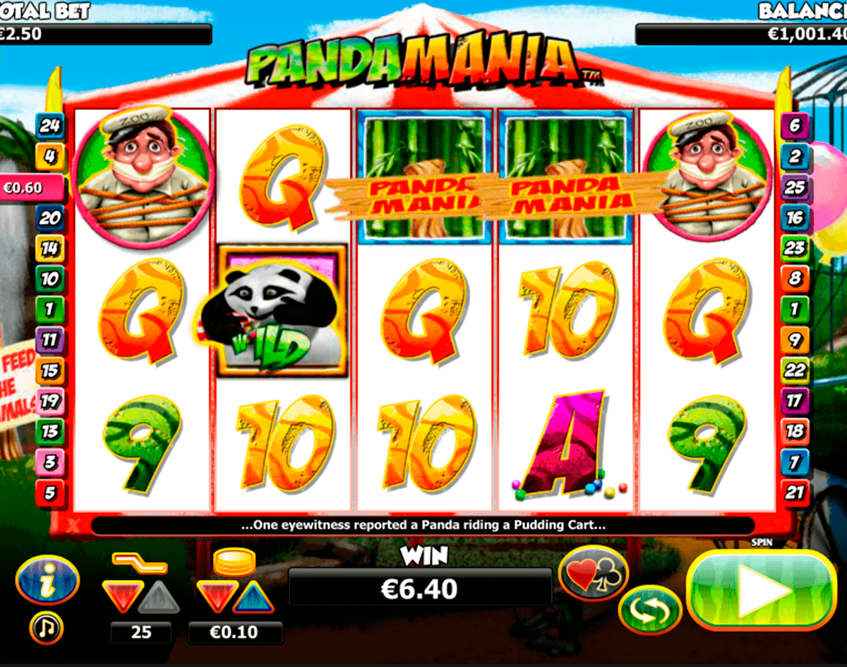 pandamania netgen gaming gokkast