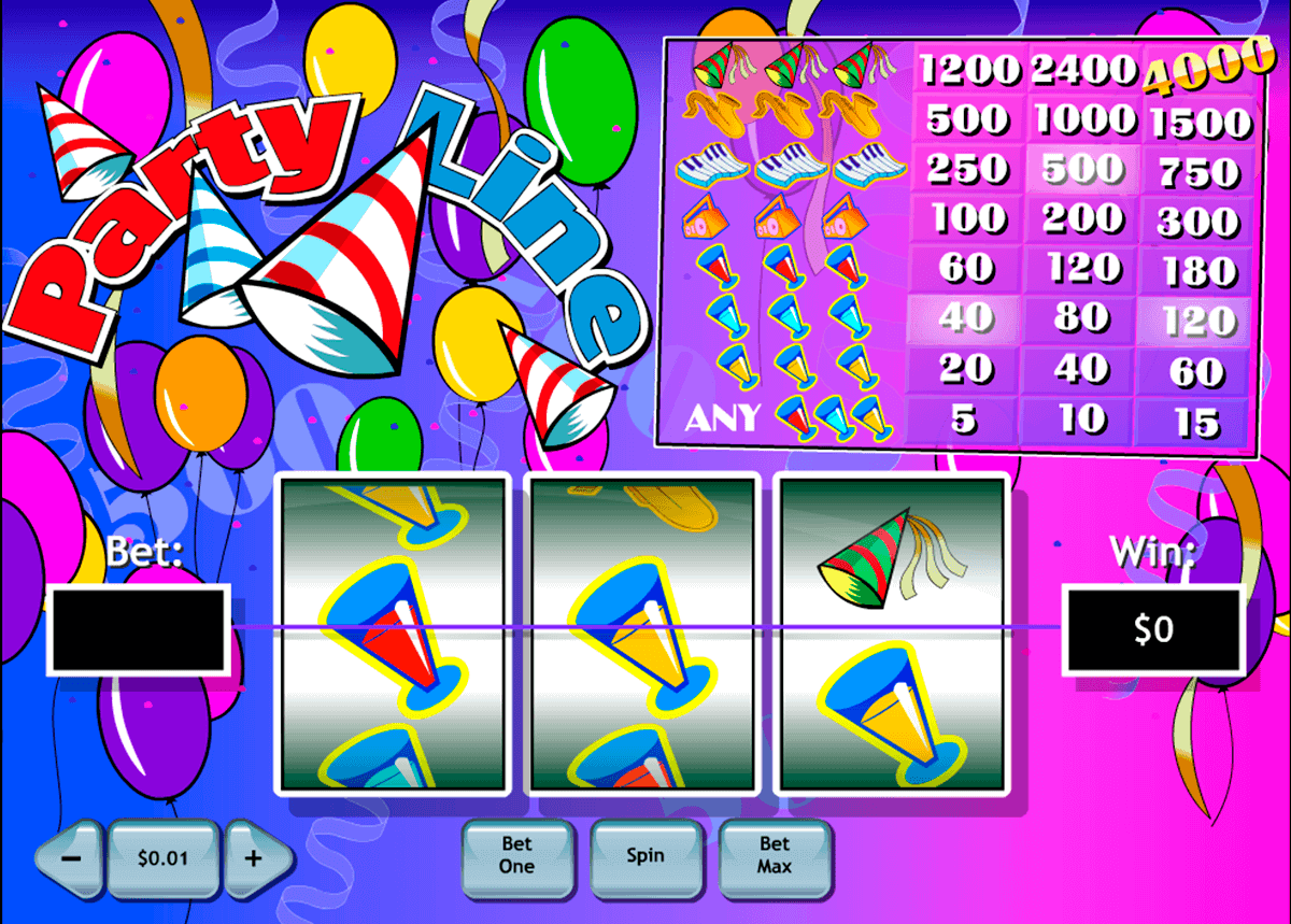 party line playtech gokkast