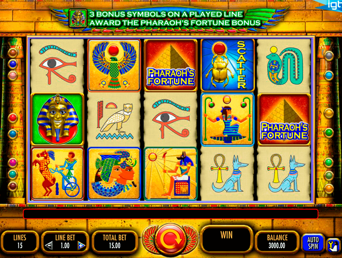 pharaohs fortune igt gokkast