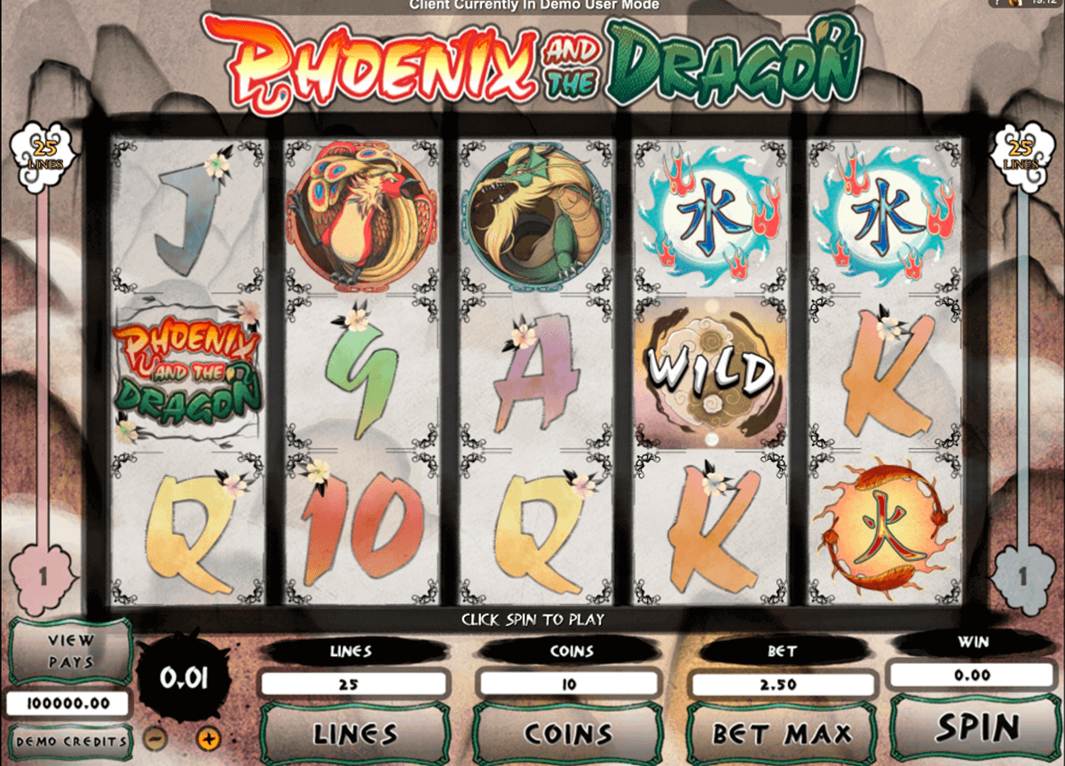 phoeni and the dragon microgaming gokkast