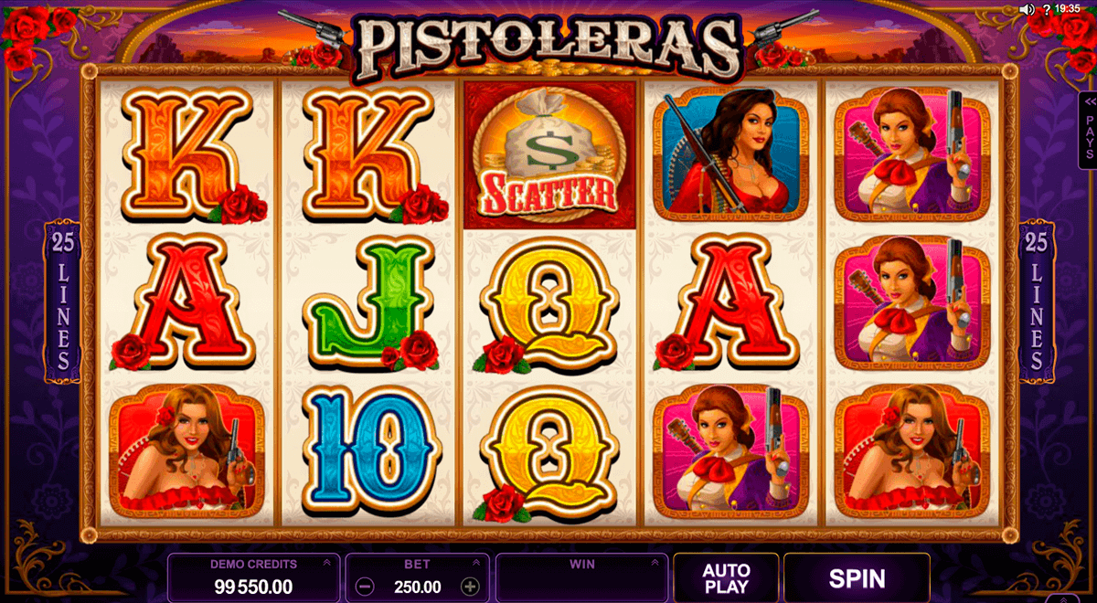 pistoleras microgaming gokkast
