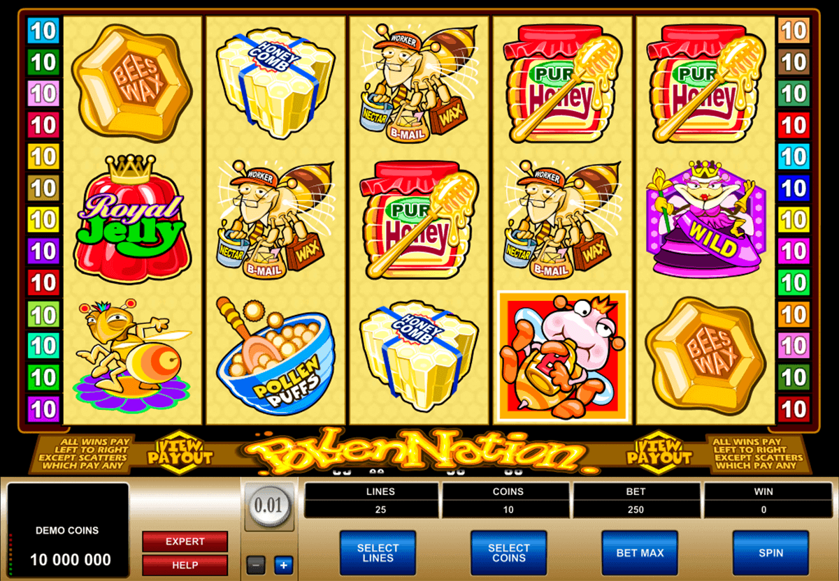 pollen nation microgaming gokkast
